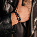 Pulseira Nautica Leather Preta