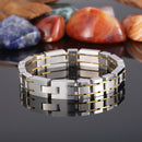 Pulseira Opulencia em Aço Inoxidável - Tamanho Ajustável