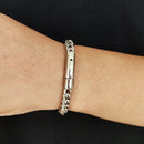 Pulseira Stratos Silver em Aço Inoxidável