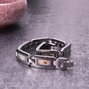 Pulseira Titaniumo em Tungstênio - Tamanho Ajustável