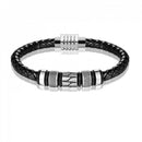 Pulseira Urbanite em Couro e Aço Inoxidável