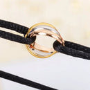 Pulseira Velluro em Seda Italiana - Tamanho Ajustável