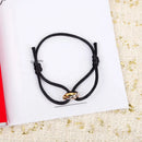 Pulseira Velluro em Seda Italiana - Tamanho Ajustável