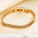 Pulseira Versa Éclat Gold em Aço Inoxidável Banhada a Ouro 18k