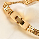 Pulseira Versa Éclat Gold em Aço Inoxidável Banhada a Ouro 18k