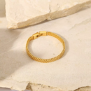 Pulseira Versa Éclat Gold em Aço Inoxidável Banhada a Ouro 18k