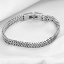 Pulseira Versa Éclat Silver em Aço Inoxidável