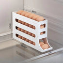Dispenser de ovos inteligente ModernLar, design moderno e compacto, mostrando espaço para ovos e aparência elegante.