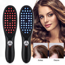 Escova LED anti-queda HairGlow da Viva Lar para crescimento capilar, com design 4 em 1, visível na imagem.